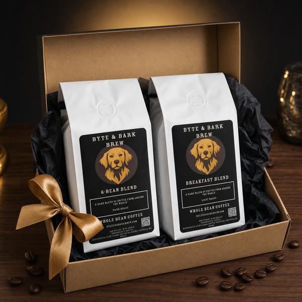 Coffee Bundle – Light & Dark Roast (2 Bags) | Fresh Roasted | Byte & Bark Brew™