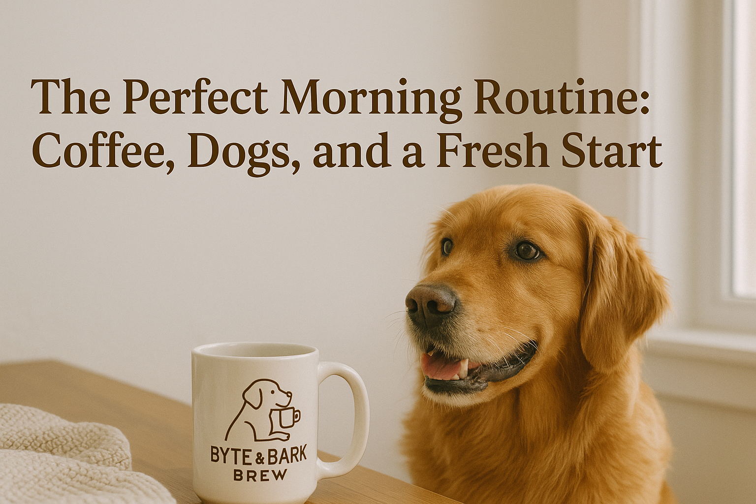 The Perfect Morning Routine: Coffee, Dogs, and a Fresh Start
