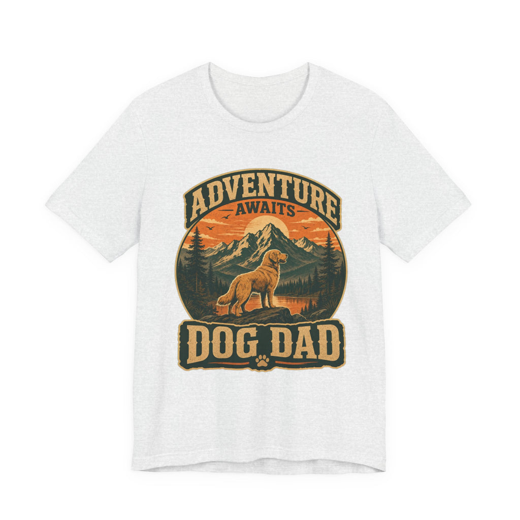 Adventure Awaits, Dog Dad — Unisex Tee