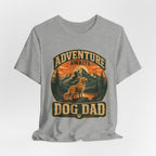 Adventure Awaits, Dog Dad — Unisex Tee