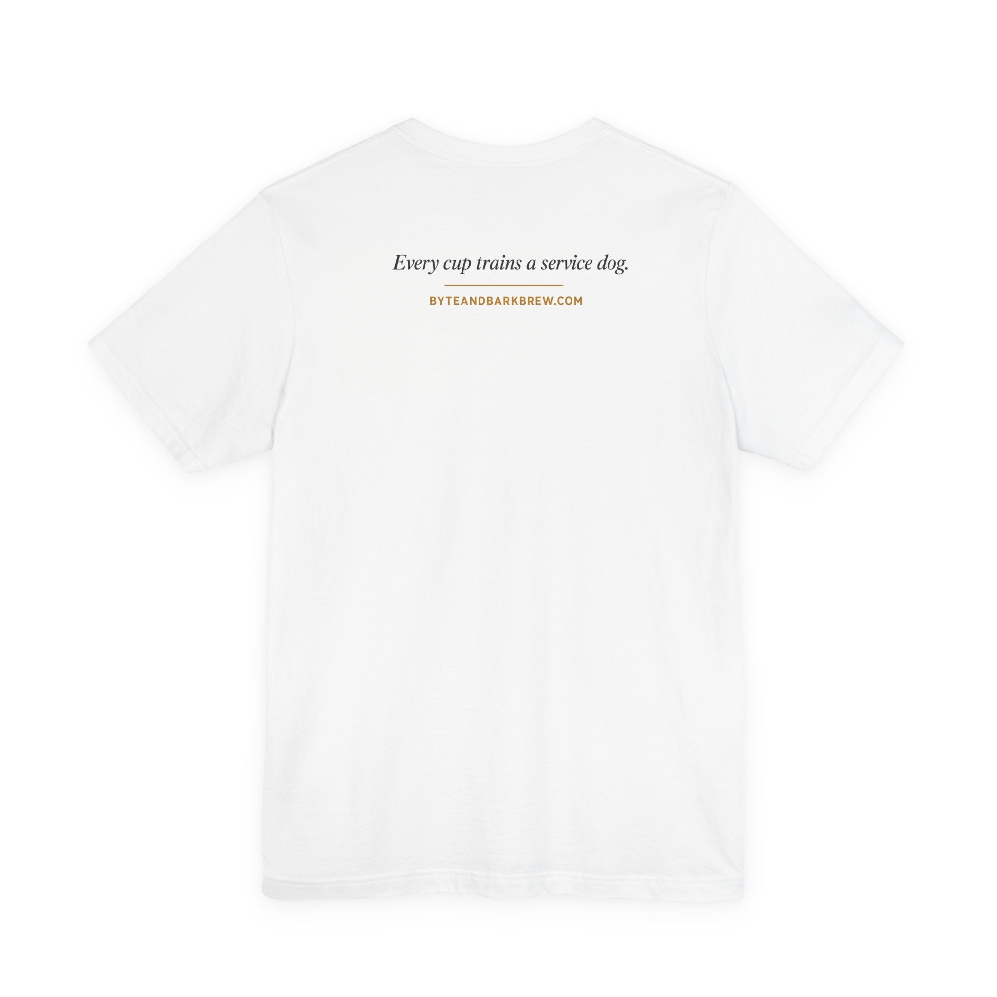 Byte & Bark Brew™ Classic Tee — Coffee & Dog Lover Shirt