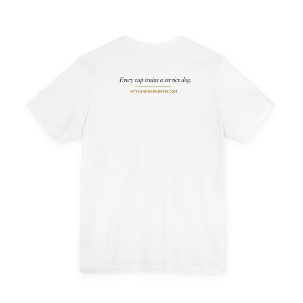 Byte & Bark Brew™ Classic Tee — Coffee & Dog Lover Shirt