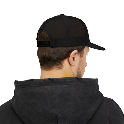 Byte & Bark Brew Embroidered Snapback Trucker Cap
