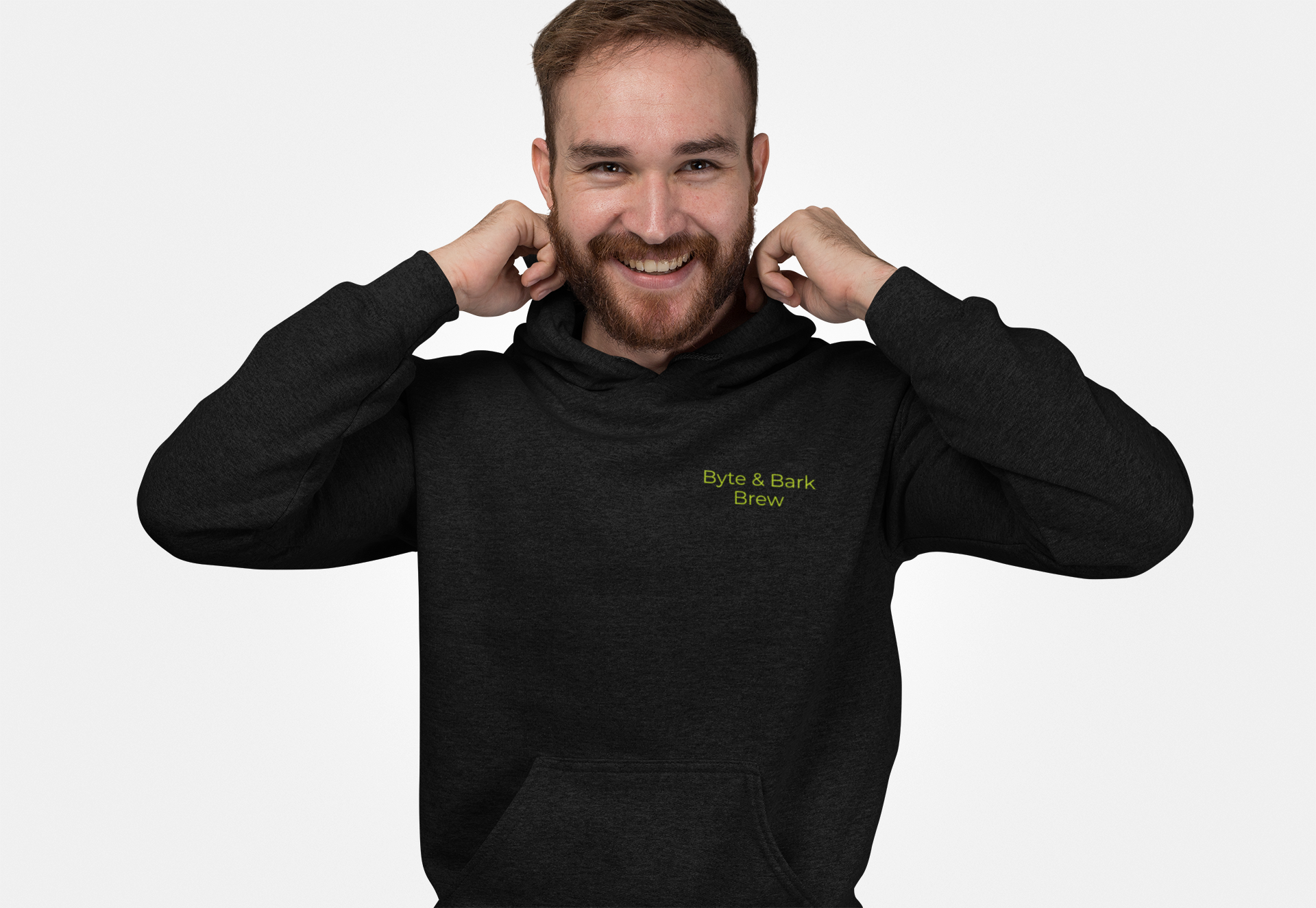 Byte & Bark Brew Unisex Full Zip Hooded Sweatshirt