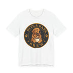 Byte & Bark Brew™ Classic Tee — Coffee & Dog Lover Shirt