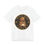 Byte & Bark Brew™ Classic Tee — Coffee & Dog Lover Shirt