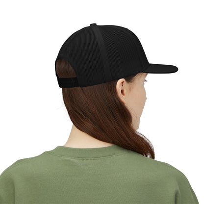 Byte & Bark Brew Embroidered Snapback Trucker Cap