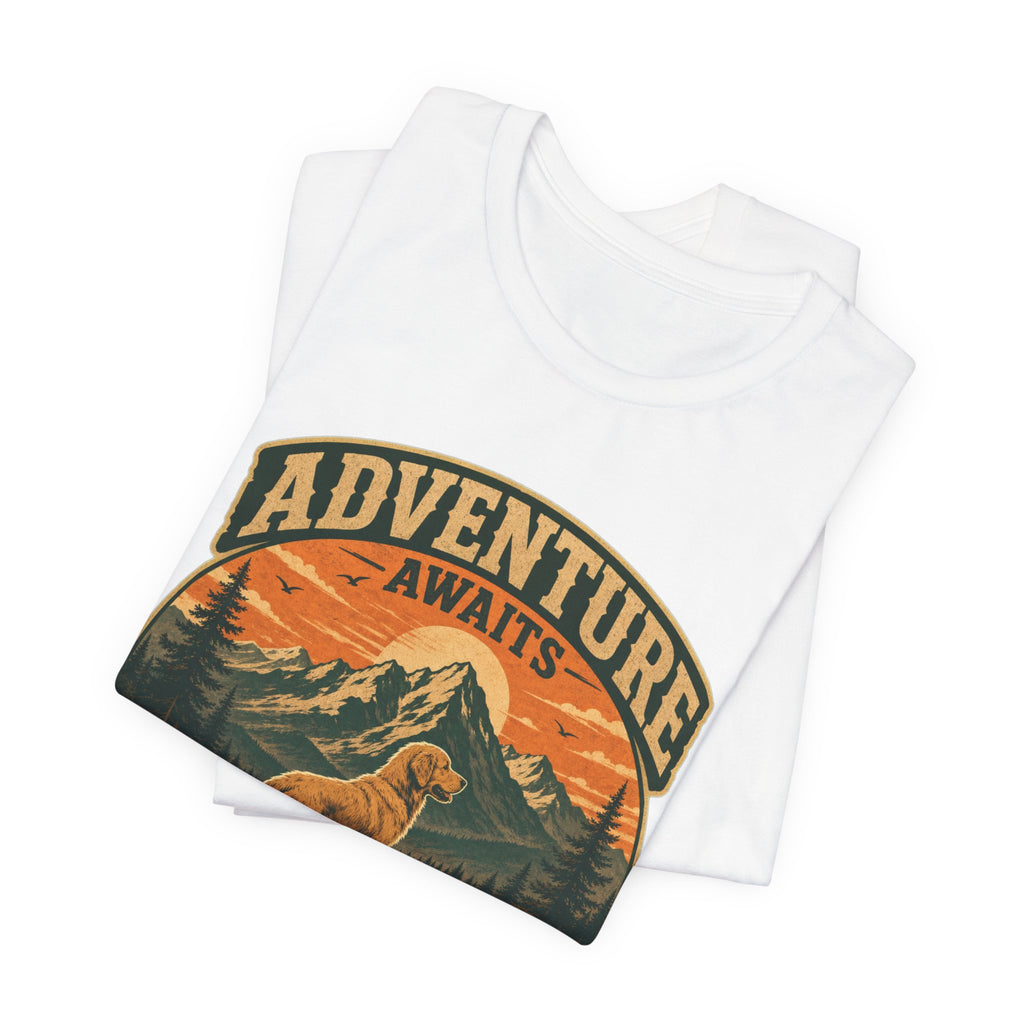 Adventure Awaits, Dog Dad — Unisex Tee