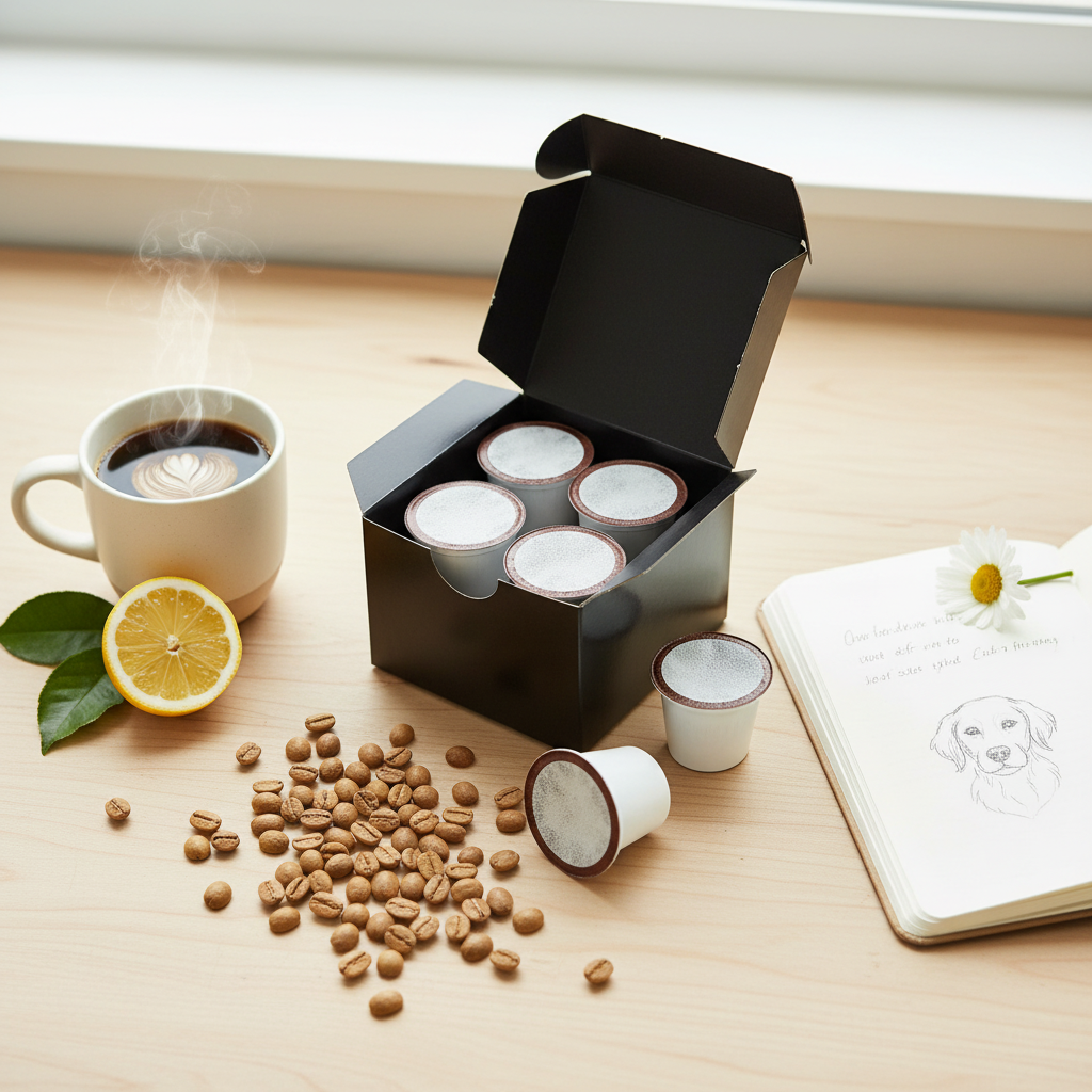 Breakfast Blend Flat Lay