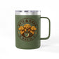 Green Byte & Bark Brew coffee tumbler — stylish, reusable, and made for dog-loving coffee enthusiasts.