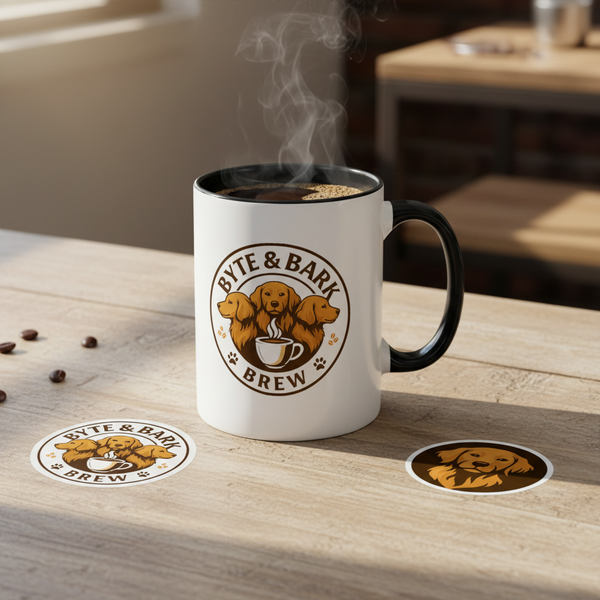 Coffee Mug & Stickers Bundle