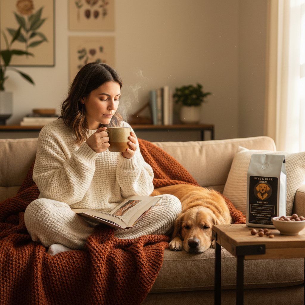 Hazelnut Coffee Cozy
