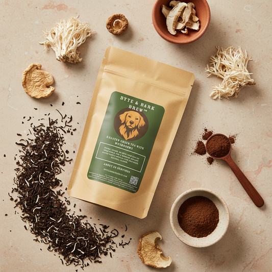 Hojicha Ingredients Flat Lay