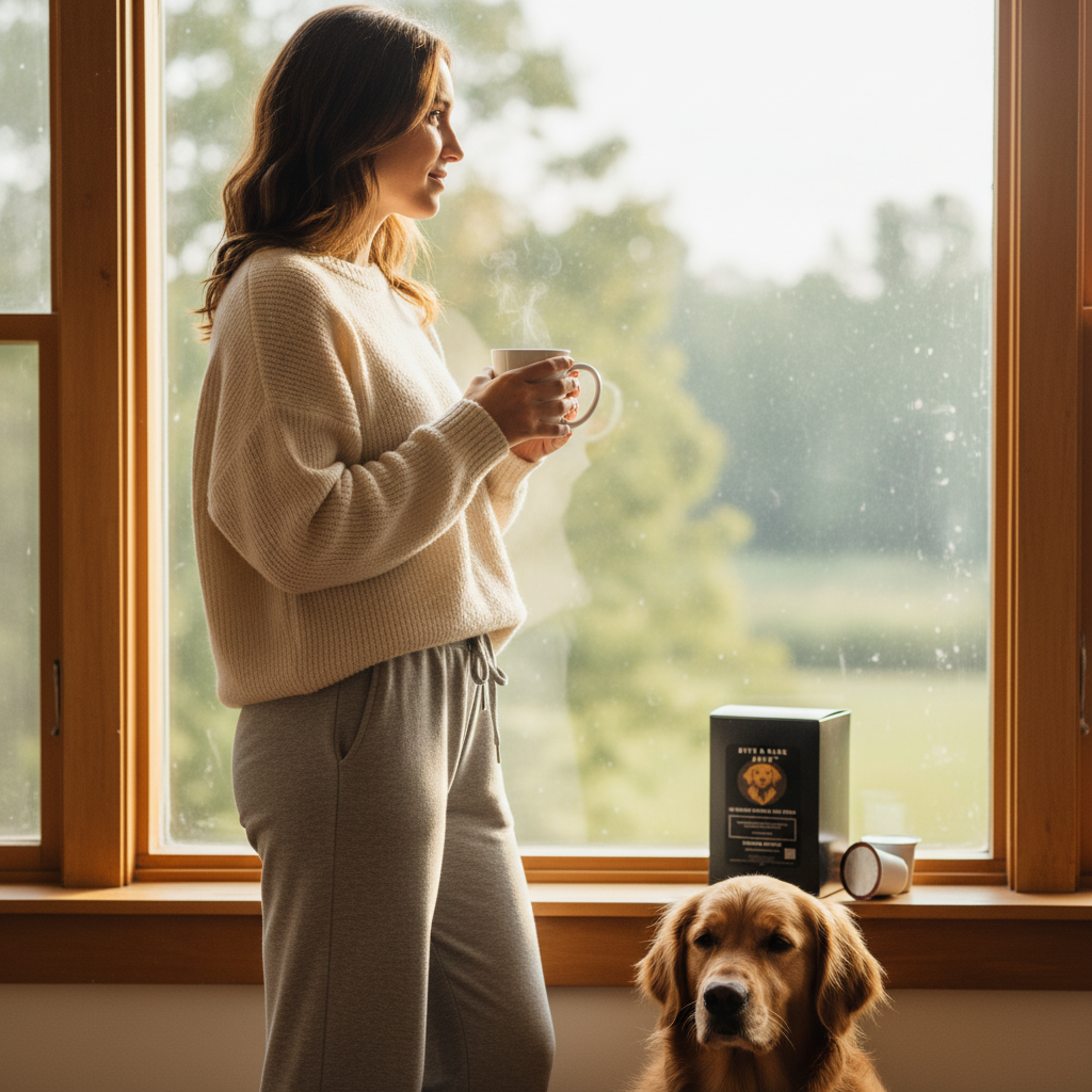 Morning Coffee by Window