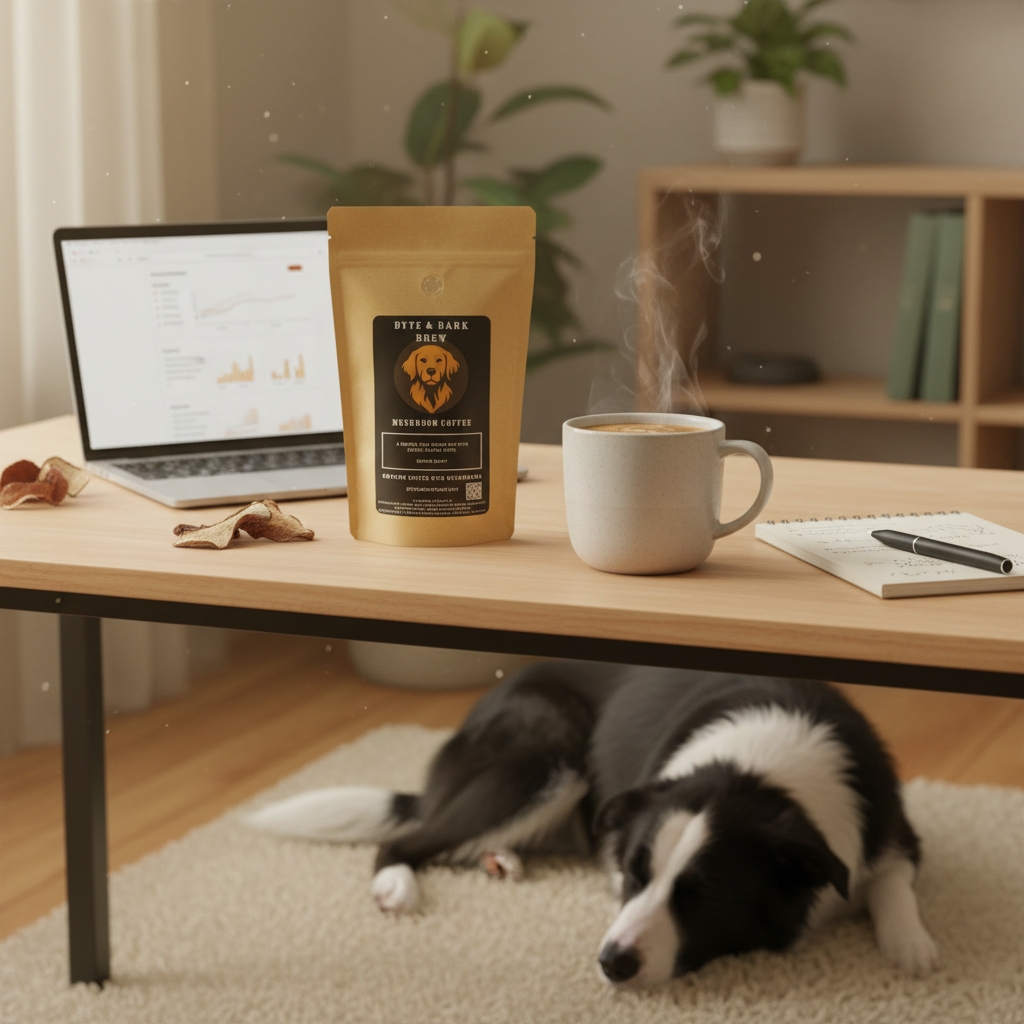 Mushroom Coffee Focused Work